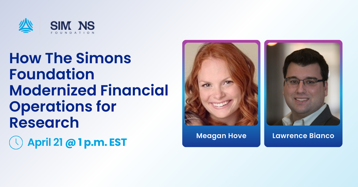 How The Simons Foundation Modernized Financial Operations for Research